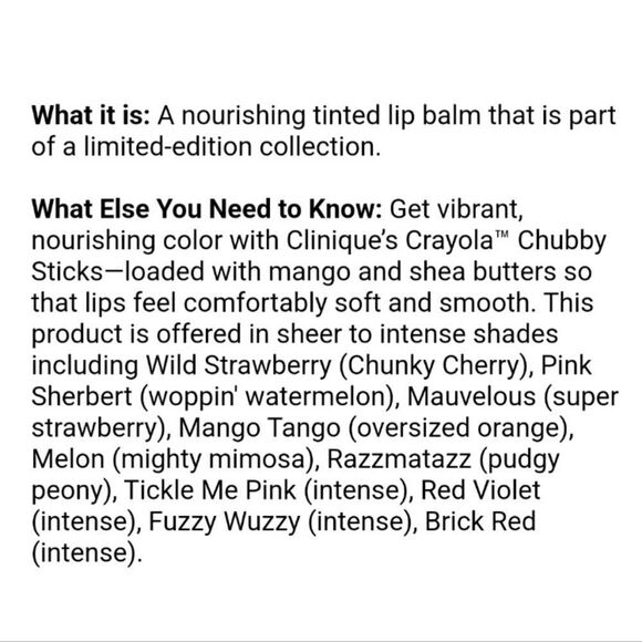 Clinque Chubby Stick in Curviest Caramel Tinted Lip Balm (Nude) - Picture 12 of 17